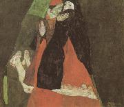 Cardinal and Nun (mk12), Egon Schiele